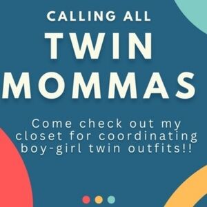 Boy Girl TWIN Momma's, Come Check Out My Matching Outfits